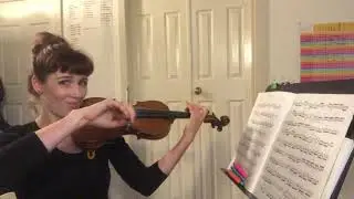 Suzuki Violin Book 6 no3 Fiocco Allegro broken down slow practice -how to drill mordants & ornaments