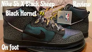 Black Sheep Nike Sb Dunk High Black Hornet Unboxing, Pickup Vlog, Detailed Review & On Foot.