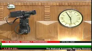THE NATIONAL ASSEMBLY PROCEEDING THURSDAY, NOVEMBER 27TH, 2025 AFTERNOON SESSION.