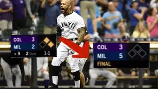 Brewers Walk Off Home Runs When Losing