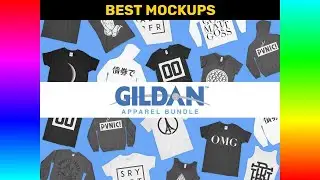 Mockup Templates: Gildan Mockup Bundle
