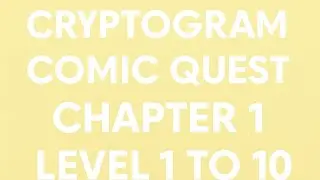 Cryptogram Comics Quest chapter 1 Level 1 to 10 | #puzzlegame #cryptogames #games