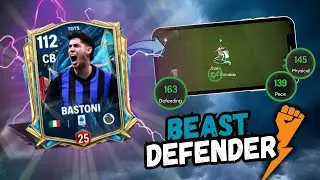 Best CB in FC Mobile 🥶☠️⁉️ 108 OVR BASTONI FC MOBILE REVIEW | TOTS BASTONI FC MOBILE 🤯