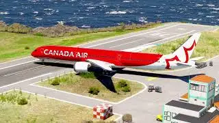 UP CLOSE Air Canada Boeing 787-9 Takeoff From Toronto Pearson #aviation #shorts #short