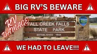 We Wrecked Our RV At Fall Creek Falls State Park In Tennessee Epic Fail Big Rigs Beware