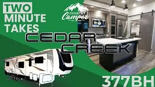 New 2021 Forest River RV Cedar Creek 377BH Fifth Wheel | Country Camper #twominutetakes