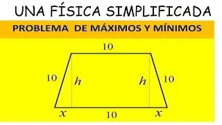 PROBLEMA DE MÁXIMOS Y MÍNIMOS: ÁREA DE UN TRAPECIO.