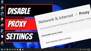 How to Disable Proxy Settings in Windows 11 [2023]