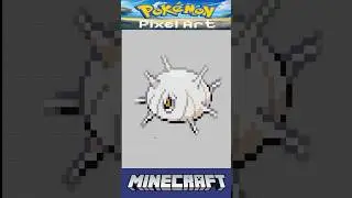 Minecraft Pok&eacute;mon Pixel Art Timelapse - #266 Silcoon