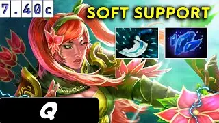 Q Windranger Soft Support - Dota 2  Patch 7.40c pro Player Gameplay