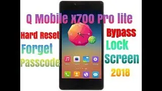 Q Mobile x700 Pro Lite HARD RESET | Bypass Lock Screen | Forget Passcode