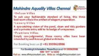 Mahindra Lifespaces Aqualily Villas Chennai