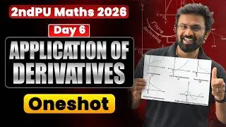 2ndPU Maths Exam 2026 | Application Of Derivatives Oneshot