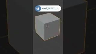 👀Удаление куба в Blender 3d #3d #3dmodeling #3danimation #blendertutorial #blender3d