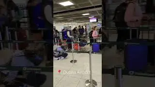 Dublin airport scenes. Come early to check in #shorts #dublin