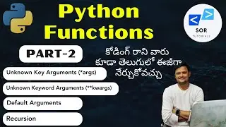 python full course in telugu part-14 | python functions in telugu -2| omkar sir | fullstack | django