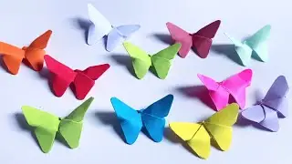 Origami Butterfly|How To Make Beautiful Butterfly|Paper Flower DIY🦋🦋