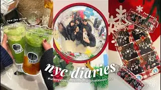 NYC DIARIES ౨ৎ˚₊ | unemployed life, matcha lover, photo booth pictures, opening late Christmas gifts