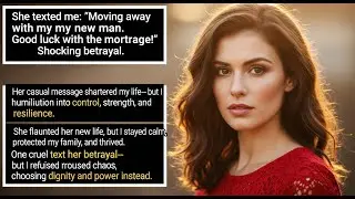 My Cheating Wife Texted, 'Moving Away With My New Man. Good Luck With The Mortgage!' Betrayal Story
