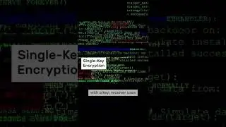 SiNgLe-KeY EnCrYpTiOn🔑🔒#Shorts #YouTubeShorts #Single #Key #Encryption