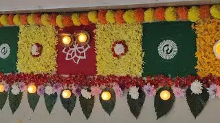 Flower decoration ideas for diwali 🎇🪔#diwalidecoration #festivedecor#homedecorideas
