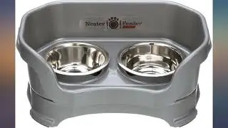 Neater Feeder Deluxe Small Dog (Midnight Black) - The Mess Proof Elevated Bowls No review
