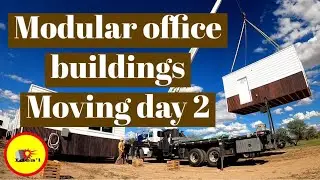 modular office buildings: moving day 2 #tinyhomebuild