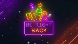 Neon Christmas Stream Overlay &ndash; Holiday Template for Twitch, OBS & YouTube, best stream overlays