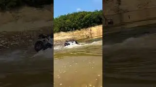 The steep path makes the action even more interesting #trucks #remotecontrol #toys