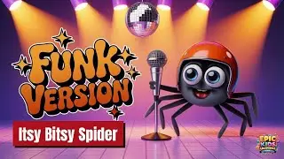 Itsy Bitsy Spider FUNK Soul Version 🎤 | Groovy Motown Music for Kids Toddlers and Preschoolers