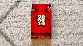 Начало фильма &laquo;28 дней спустя&raquo; (2003) на VHS.
