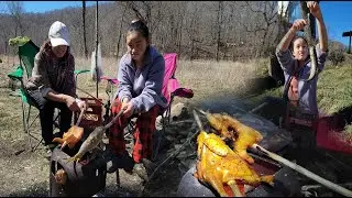 Early Camping and Turkey Scouting - Mus Pw Ha Zoov thiab Nrhiav Chaw Tua Qaib Co Txw