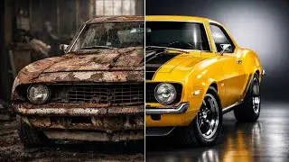 OLD RUSTY CAR RESTORED TO BRAND NEW 😱 | Full Car Restoration
