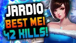 JARDIO BEST MEI! 42 ELIMS! [ OVERWATCH SEASON 18 TOP 500 ]