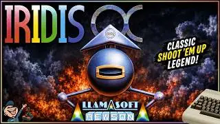 IRIDIS ALPHA &ndash; Commodore 64 (1986) | Jeff Minter's Psychedelic Twin-Screen Shooter