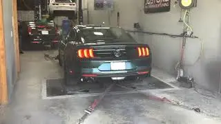 2019 FBO Bullitt on E85 w/150 hp nitrous shot - Dyno pull
