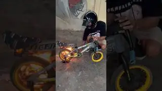 EKSPERIMEN!! modifikasi sepeda drag GHOST RIDER