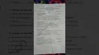 degree 2nd year 4th sem English model paper