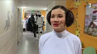 Valenciennes : Vador, Leia, Kylo Ren... quand le casting de Star Wars visite les enfants à l'hôpital