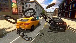 Chained cars vs ramp | Jatt Gamers..