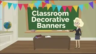 Classroom Decor Flag Banners- Print & Cut: FREE