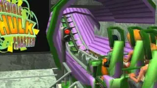 The Incredible Hulk Coaster Recreation - Roller Coaster Tycoon 3 [RCT3]