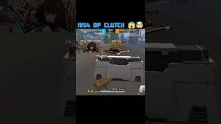 Cs rank 😤 1vs4 Op clutch 😱☠️ #freefire #shorts #pikigaming