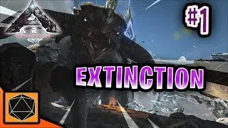 ARK EXTINCTION DLC EPISODE 1 - Taming MY First Dino (Ark Extinction DLC Gameplay Ep 1)