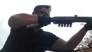 shooting my 870 clone with a modified 