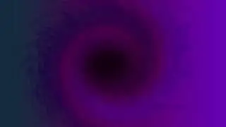 Irregular vibrating space vortex black hole simulation.