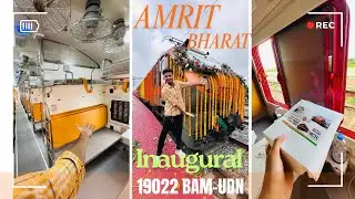 Odisha's 1st Amrit Bharat Express Brahmapur to Udhna| | Train Journey Vlog