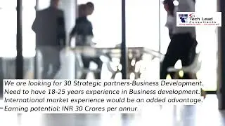 Tech Lead Consultants is looking for Strategic partners-Business development.