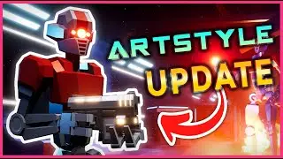 Leveling Up My Indie Game's Look: Art Style Redesign | Cyber Resurgence - Devlog 4