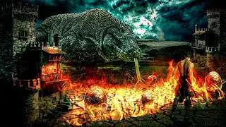 Komodo Dragon Attack - Photoshop Photo Manipulation Tutorials For Beginners